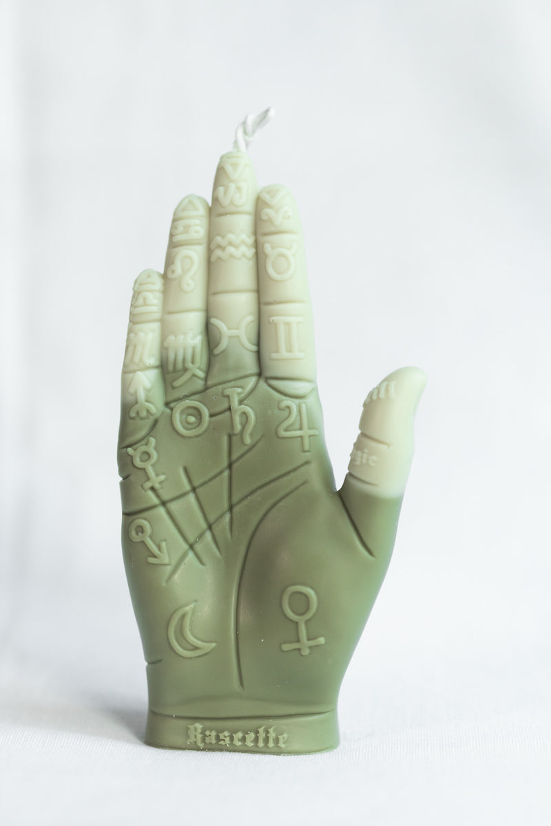 Palmistry Hand Candle