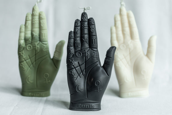 Palmistry Hand Candle