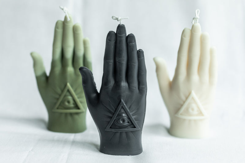 Palmistry Hand Candle