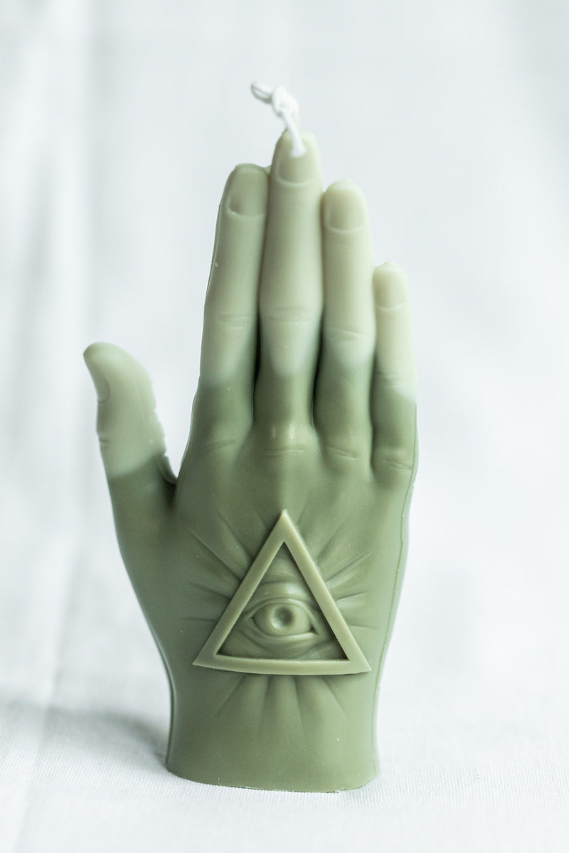 Palmistry Hand Candle