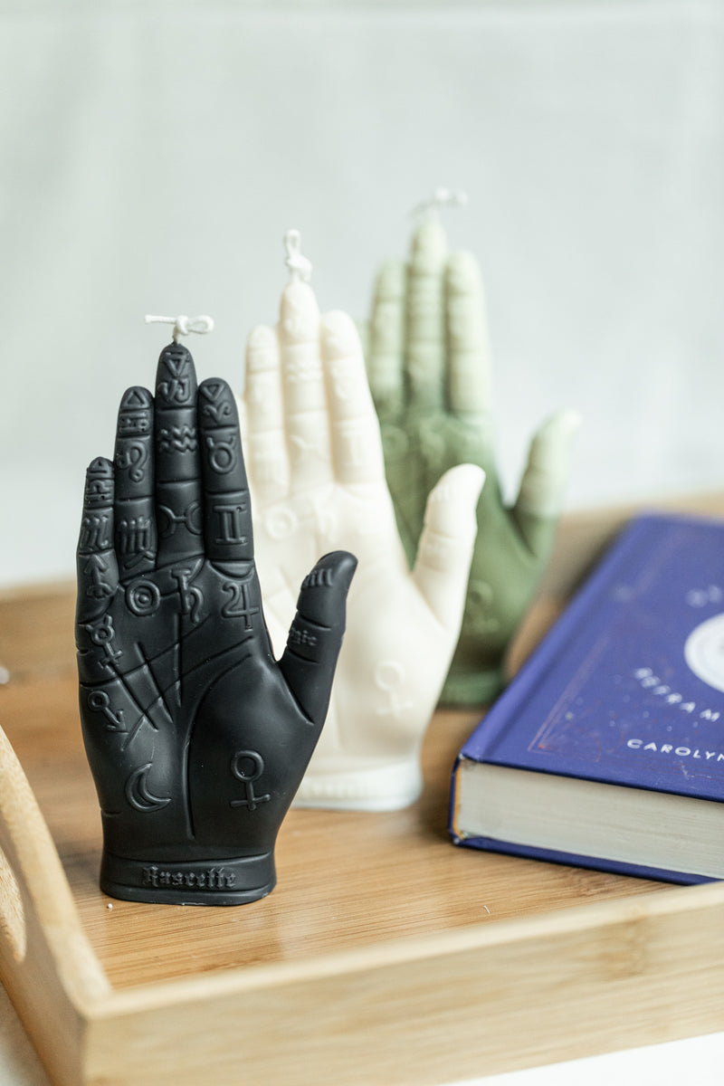 Palmistry Hand Candle