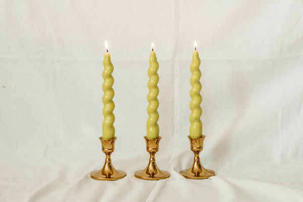 Swirly Taper Candle sets of 2