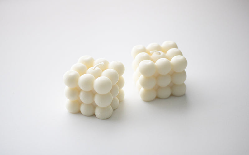 Minimalist Bubble Candle