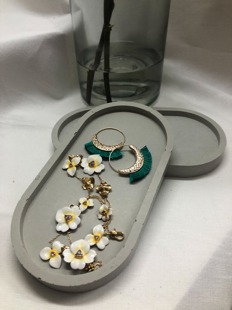 Rustic Concrete Trinket Dishes