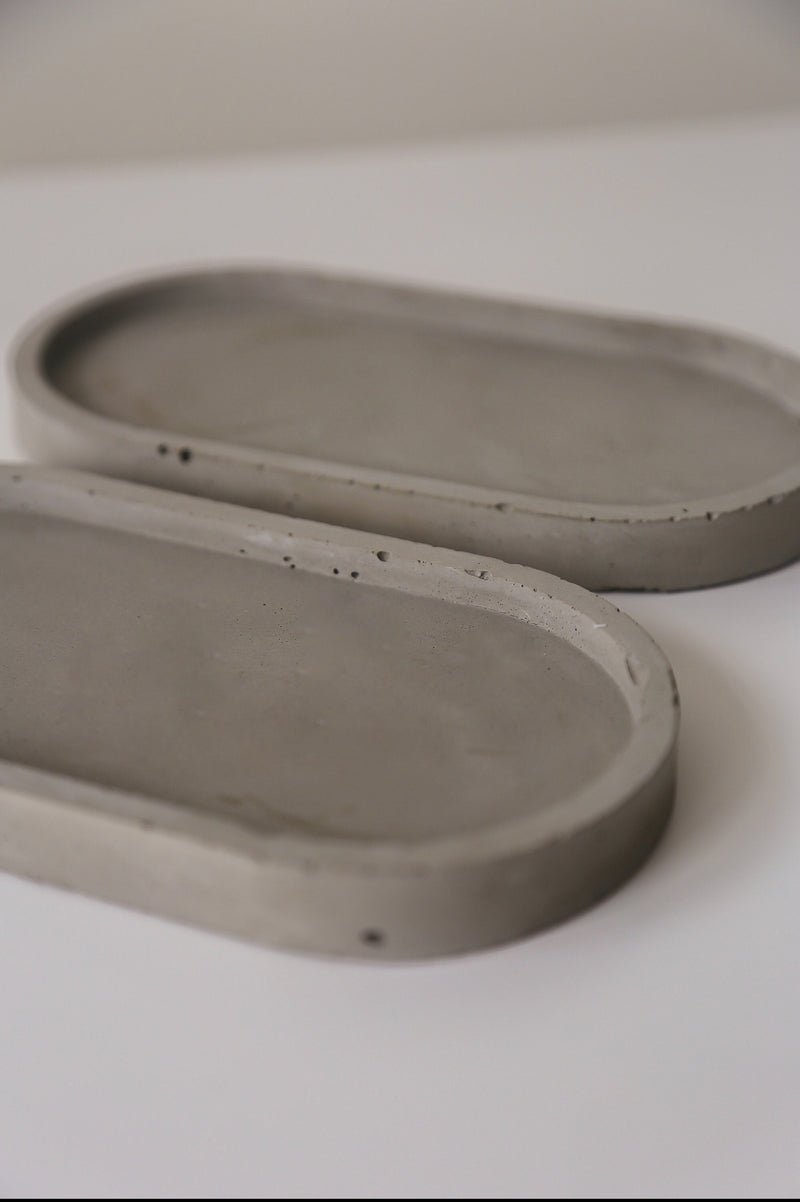Rustic Concrete Trinket Dishes