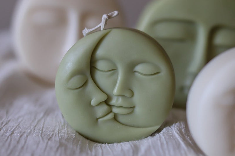 Moon Sun Minimalist Candle