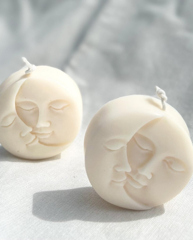 Moon Sun Minimalist Candle
